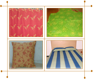 Curtains - Aprons - Pillow Covers - Bed Spreads